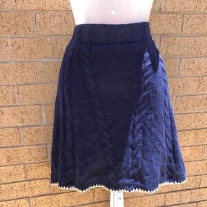 2000 Y2K NEW cable knit sweater stretch mini skirt white lace cottagecore preppy